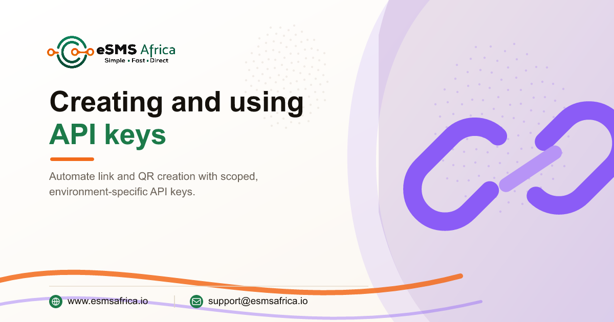 Creating and using API keys