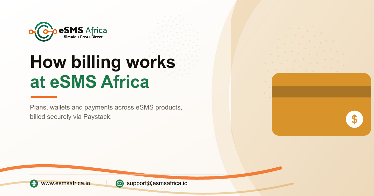 How billing works at eSMS Africa