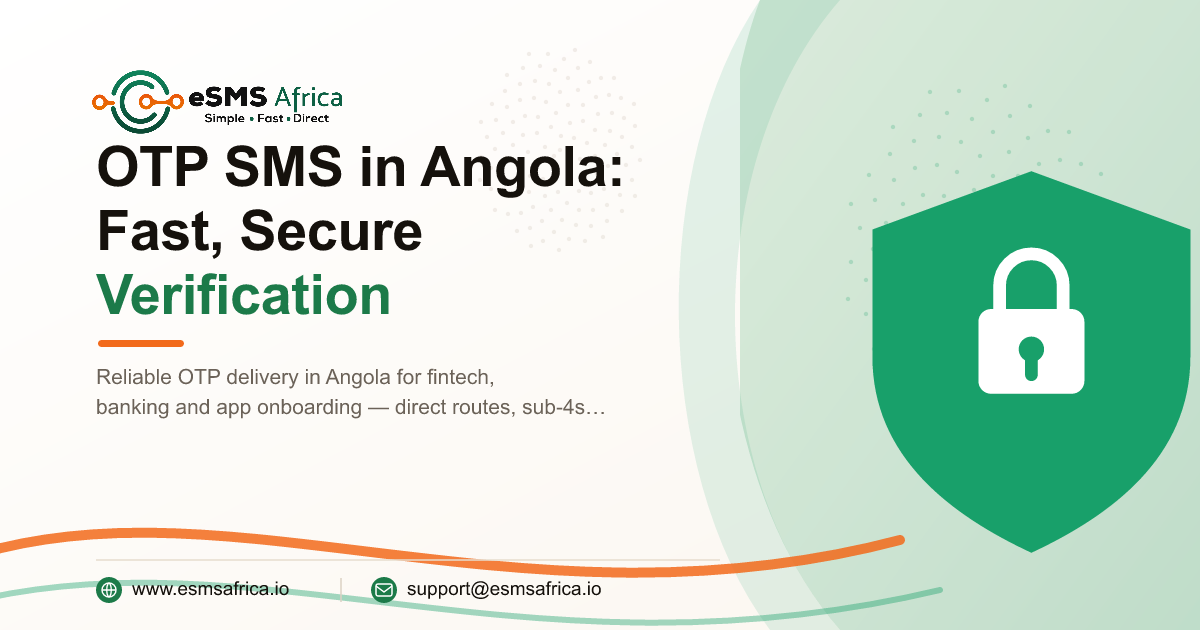 OTP SMS in Angola: Fast, Secure Verification