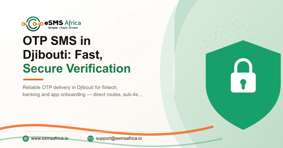 OTP SMS in Djibouti: Fast, Secure Verification