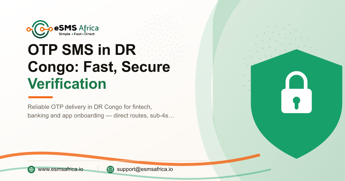 OTP SMS in DR Congo: Fast, Secure Verification
