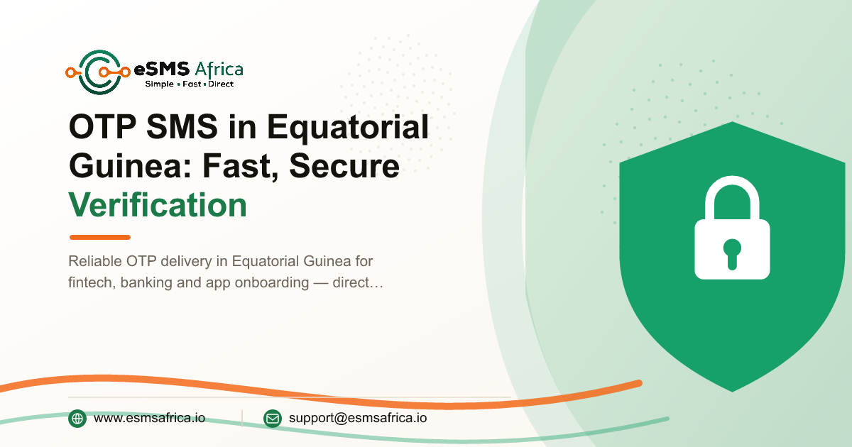 OTP SMS in Equatorial Guinea: Fast, Secure Verification