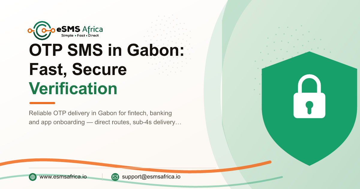OTP SMS in Gabon: Fast, Secure Verification