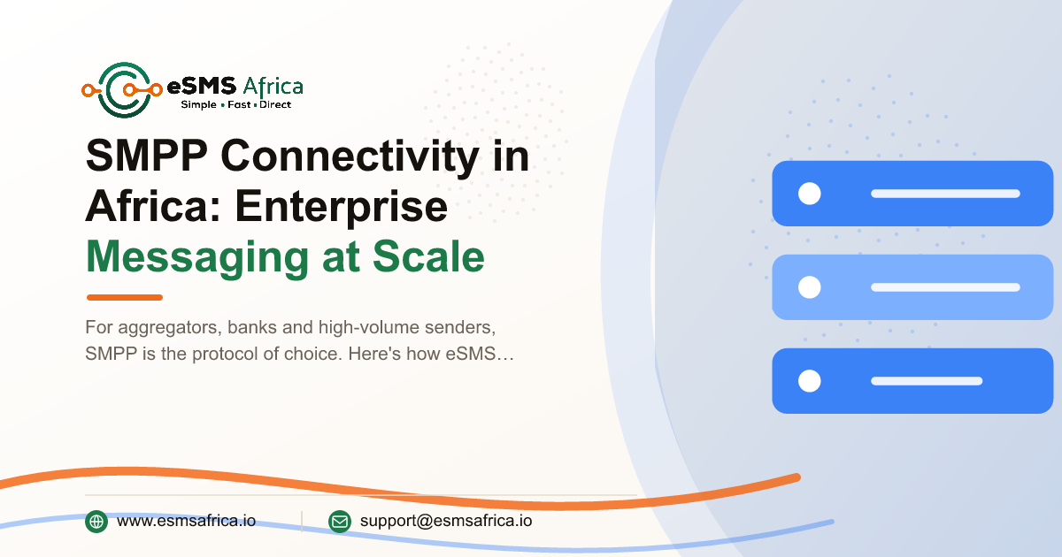 SMPP Connectivity in Africa: Enterprise Messaging at Scale