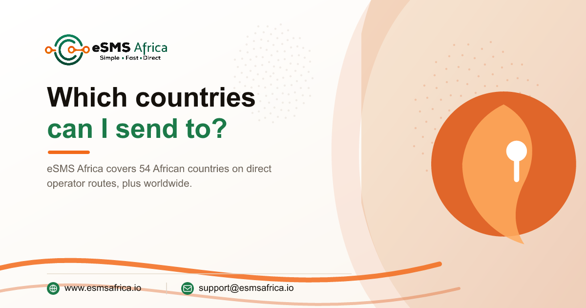 Which countries can I send to?