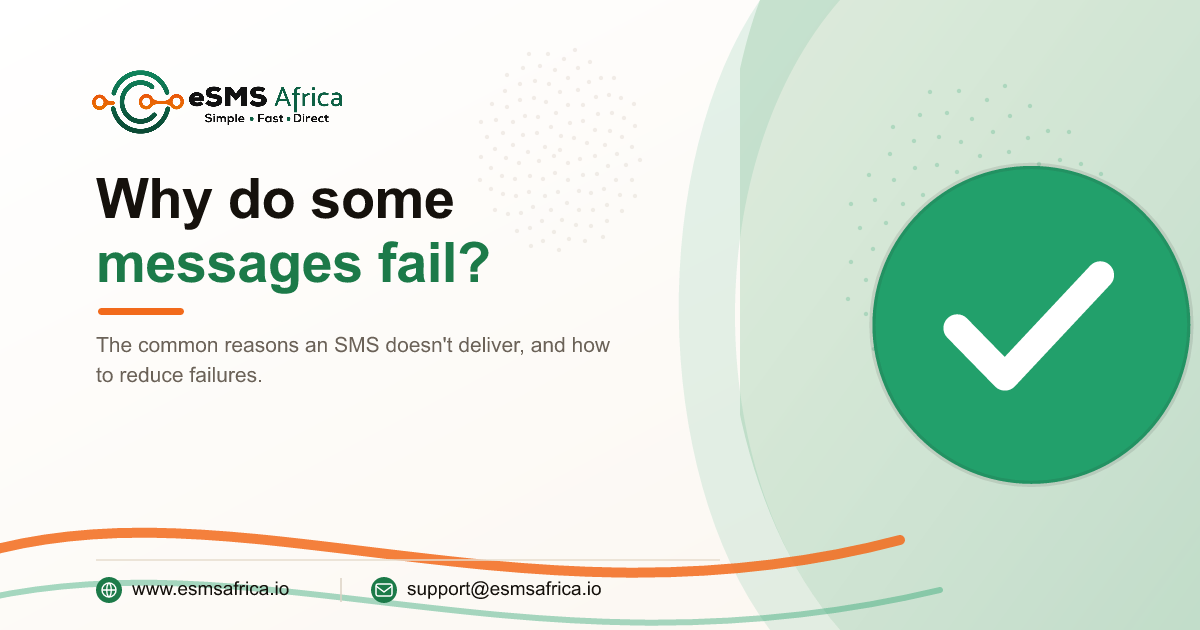 Why do some messages fail?
